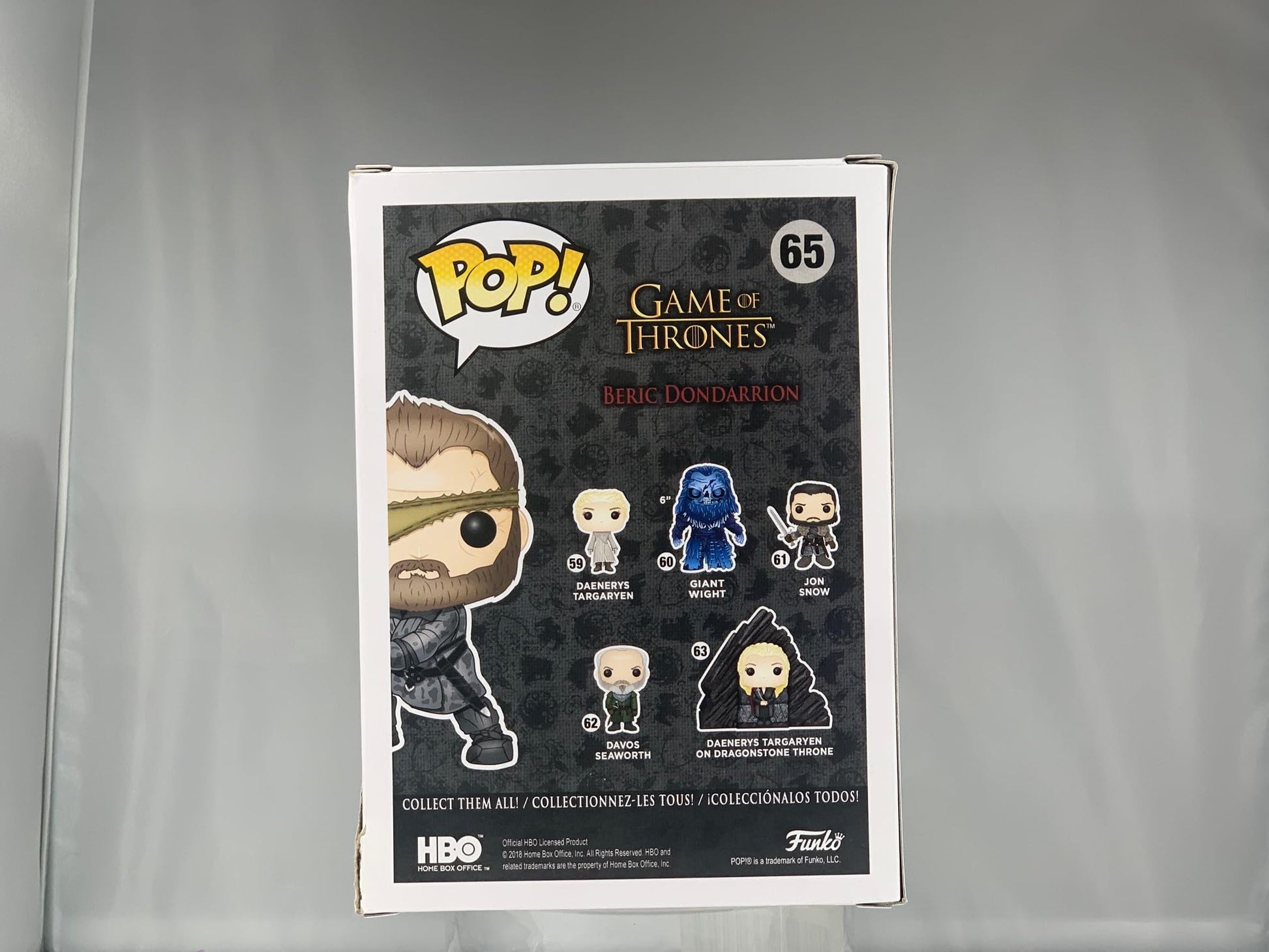 Funko POP! Television: Game of Thrones - Beric Dondarrion with Flame Sword 2018 Fall Convention Shared Exclusive