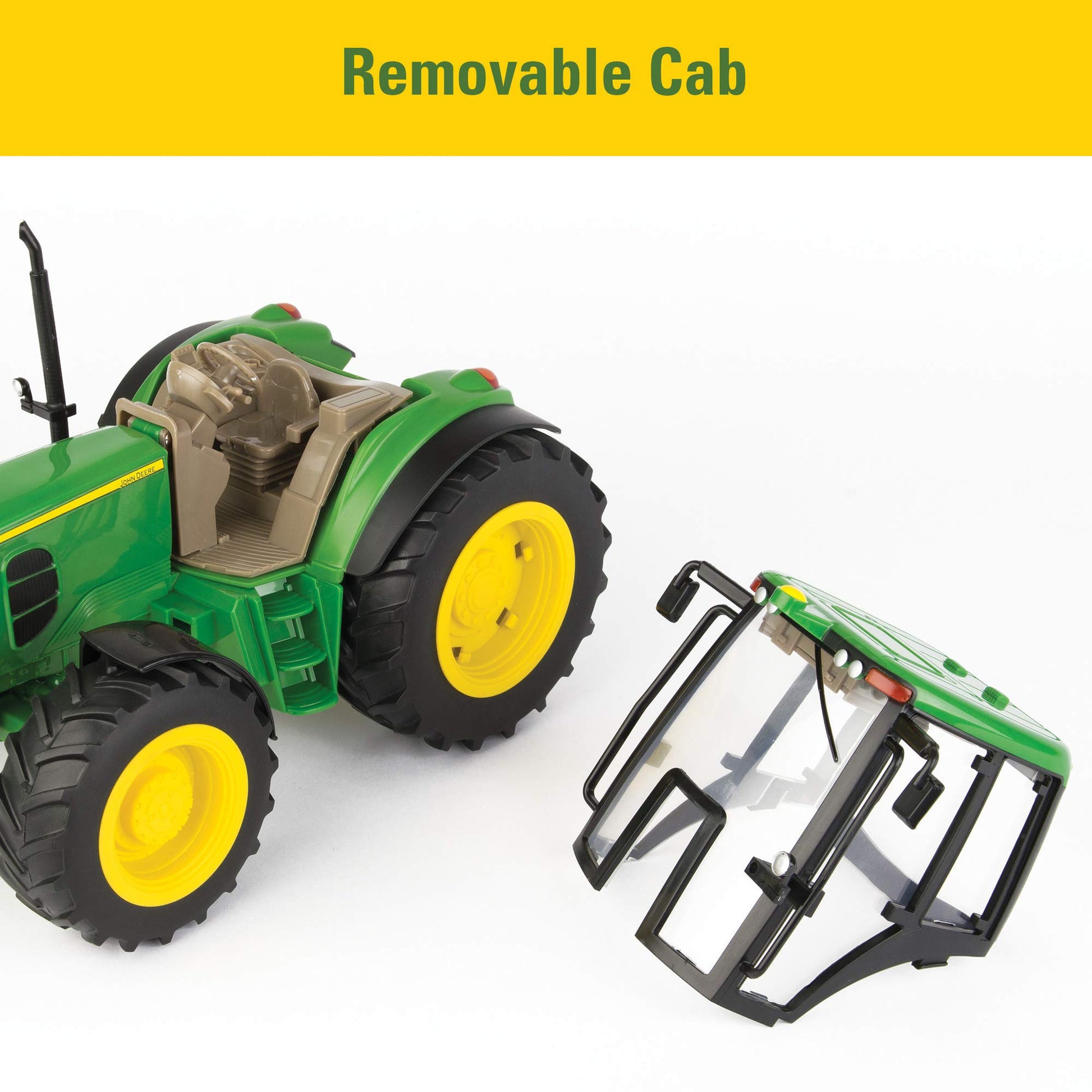 1/16 John Deere Big Farm 6930 Tractor with Wagon Imaginative Play for Babies