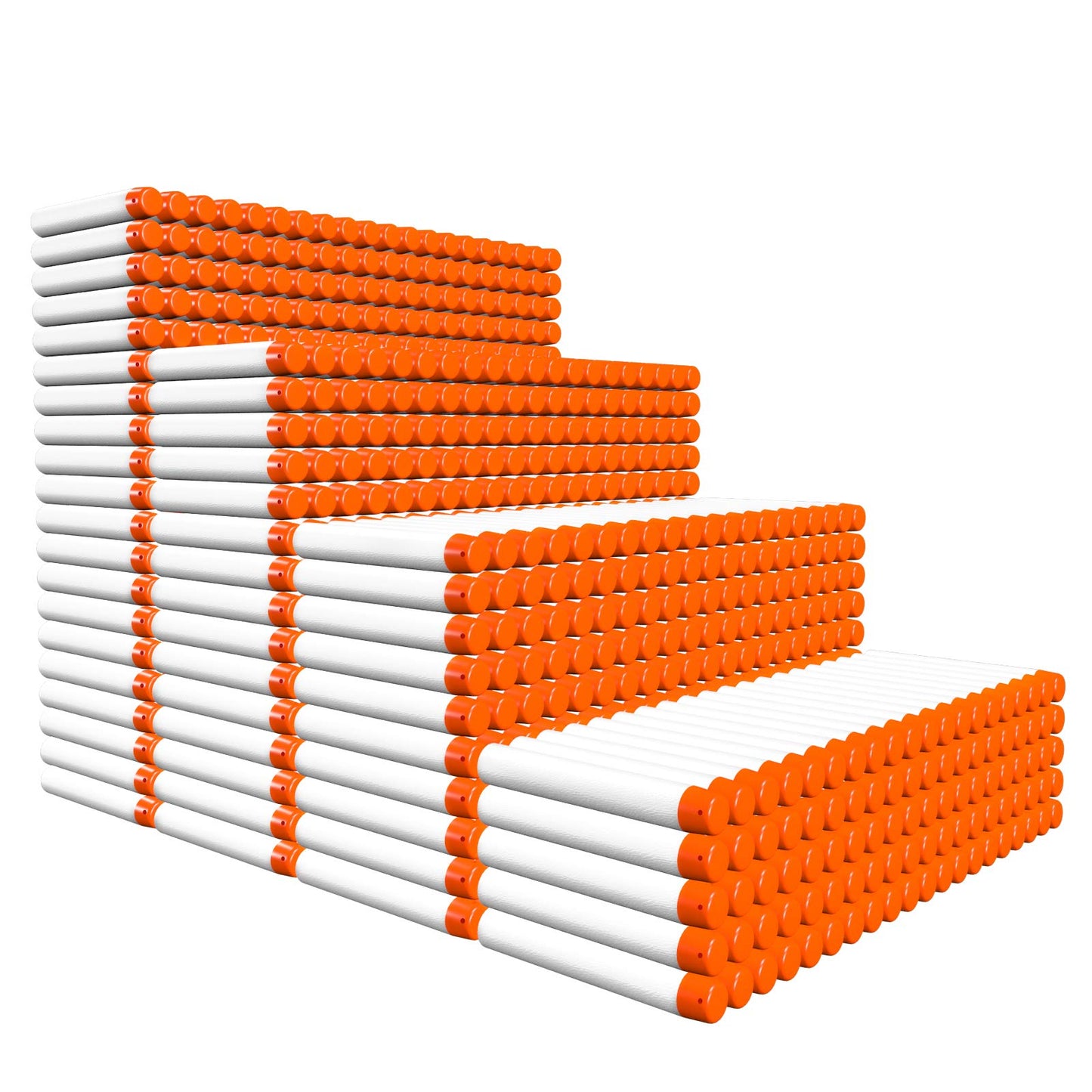 AMOSTING 1000PCS Glow in the Dark Foam Darts for Nerf Blasters