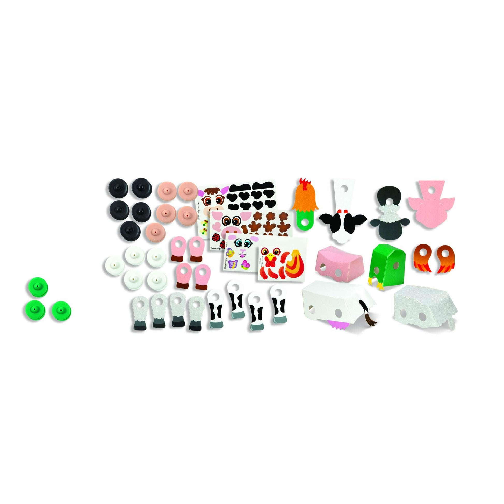 Melissa & Doug Snap It! Beginner Craft Kit - Barnyard