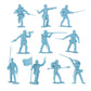 BMC CTS Civil War Battle of Atlanta - 71pc Blue & Gray Plastic Soldier Playset