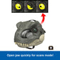 Mattel Jurassic World Rebirth T-Rex Rage N Roar Mask with LED Light Up Eyes, Blink Action with 3 Level Aggression Effect, Dinosaur Costume Headgear