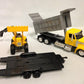 1:43 Scale International Lonestar Dump Truck W/ Wheel Loader