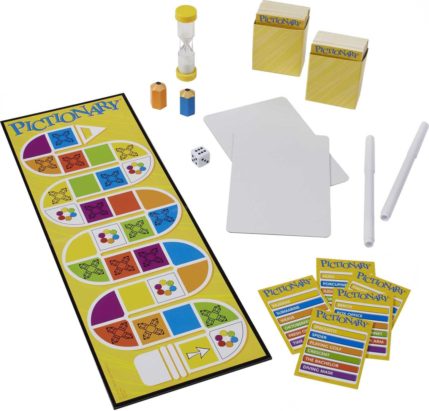 Mattel Games Pictionary Classic Board Game of Drawing & Guessing for Families & Game Night, Team Play with Unique Catch-All Category for Players 8+