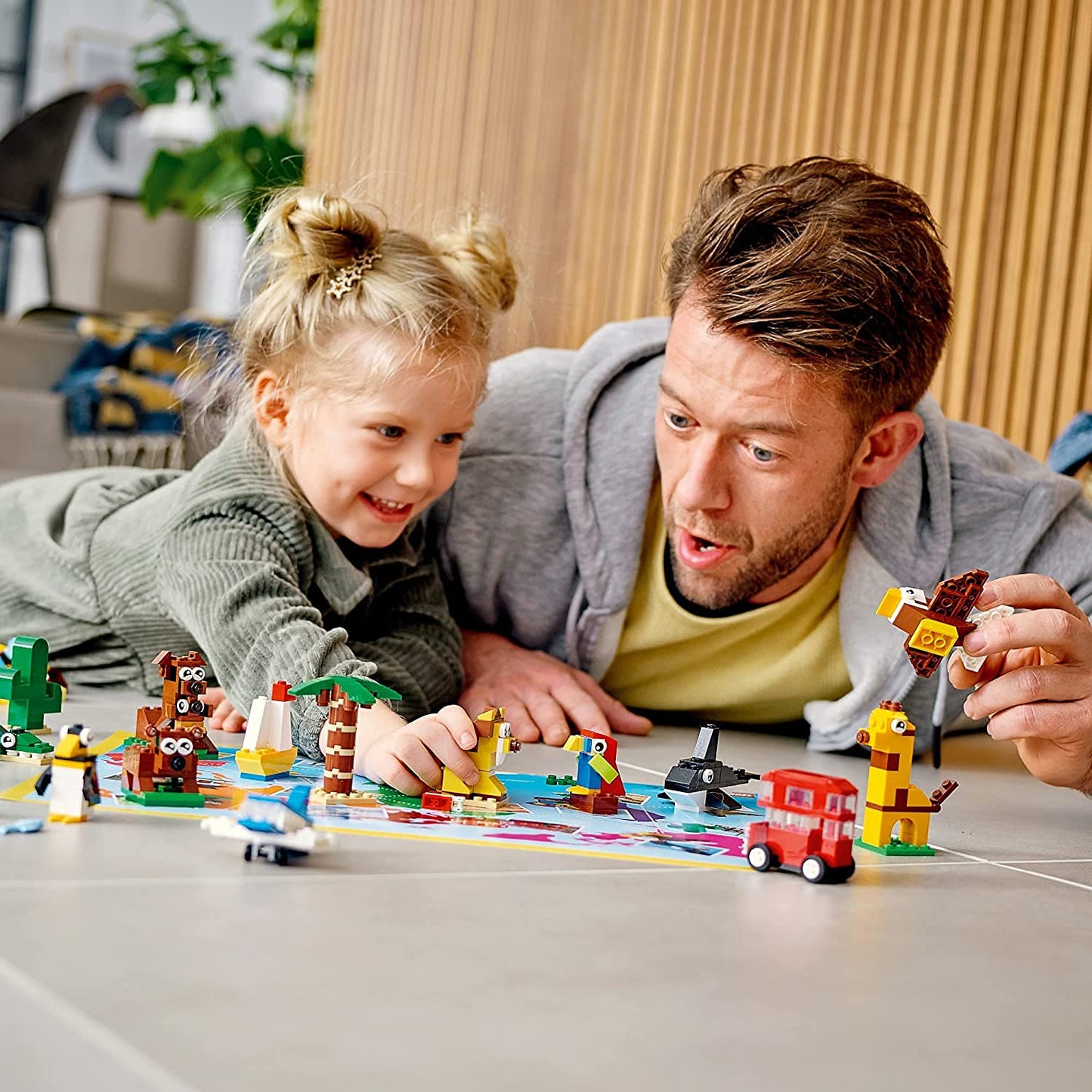 LEGO Classic Around The World 11015 Building Toy Set for Preschool Kids, Boys, and Girls Ages 4+ (950 Pieces)