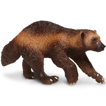 Safari Ltd. Wolverine Figurine - Detailed 3.75" Plastic Model Figure - Fun Educational Play Toy for Boys, Girls & Kids Ages 3+