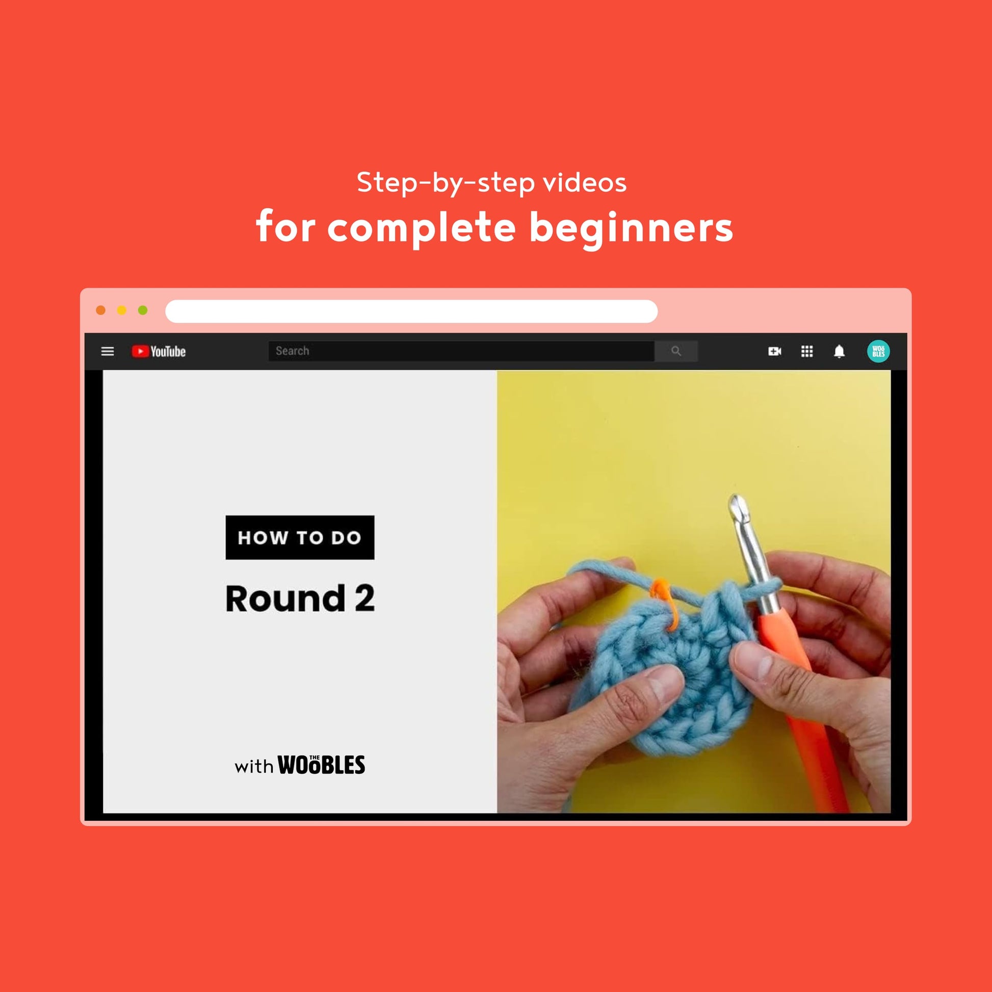 The Woobles Harry Potter Crochet Kit - Beginners Wooble Crochet Animal Kit Crafts with Easy Peasy Yarn as seen on Shark Tank - with Step-by-Step Video