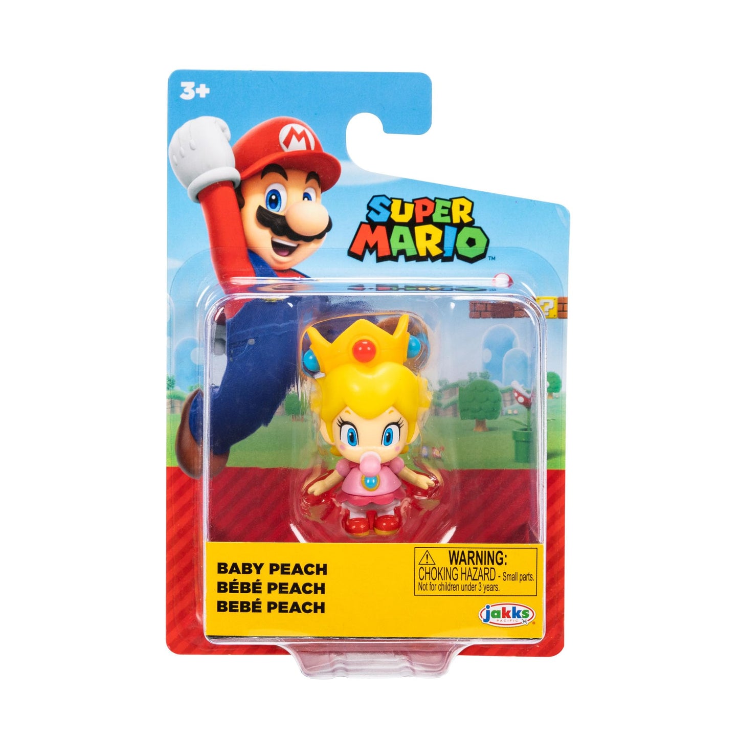 Super Mario Baby Peach 2.5 Inch Action Figure