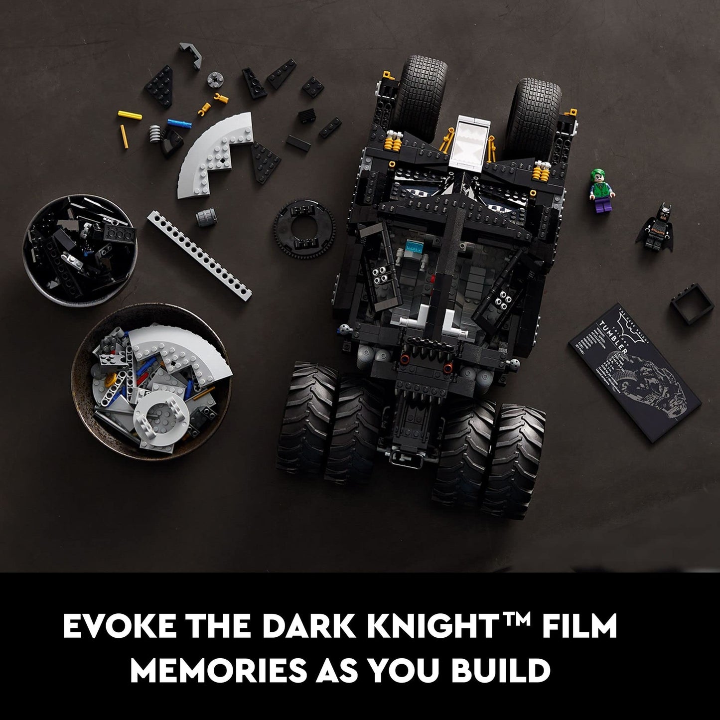 LEGO DC Batman Batmobile Tumbler, Iconic Model Car from The Dark Knight Trilogy, Building Set for Adults, Collectible Gift Idea for Build and Display,