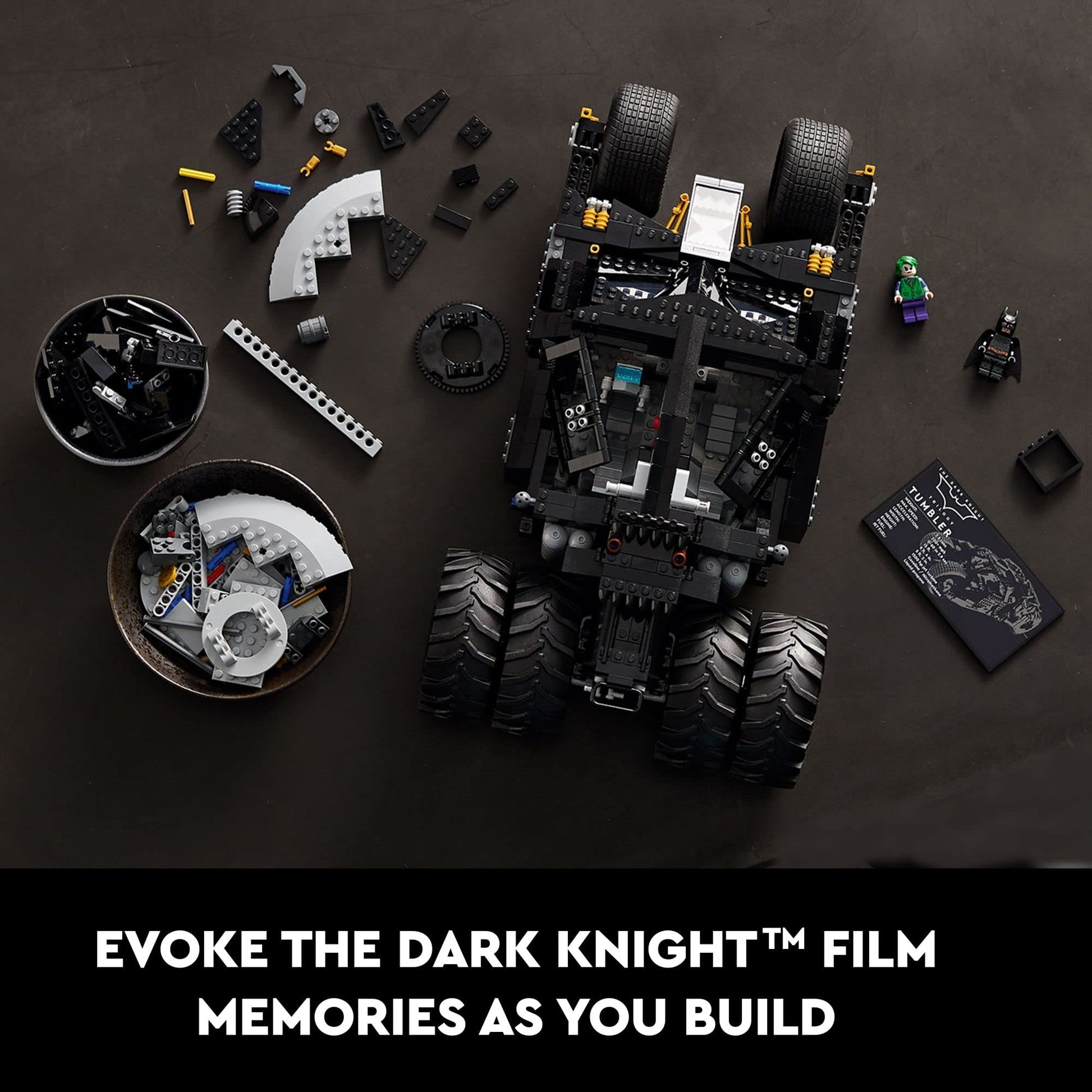 LEGO DC Batman Batmobile Tumbler, Iconic Model Car from The Dark Knight Trilogy, Building Set for Adults, Collectible Gift Idea for Build and Display,