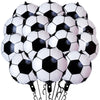 14 Pcs Soccer Party Balloons,18 Inch Soccer Foil Balloon Sports Theme for Soccer Themed Party Decorations,Soccer Balloons Birthday Party Sports Party