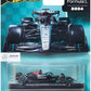 Hot Wheels Premium Formula 1 2024 Mercedes-AMG Petronas F1 Team Die-Cast Car Collection, Metal Model Cars #44 and #63