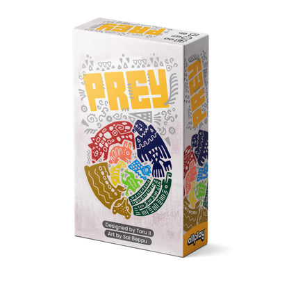 Allplay Prey Board Game - A Tiny Trick-Taker that Fits in Your Pocket - Flip Your Cards Over Halfway Through - Travel-Sized for Adults & Families
