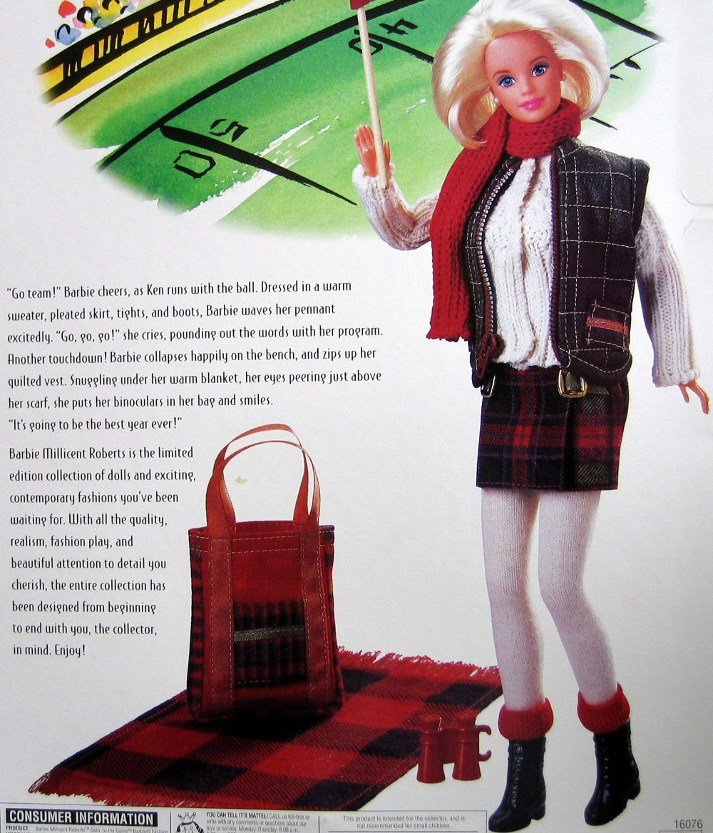 Barbie Outfit Millicent Roberts Goin' to the Game