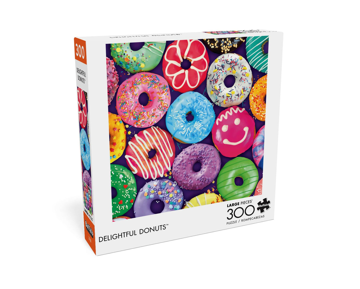 Buffalo Games - Delightful Donuts - 300 Large Piece Puzzle for Adults