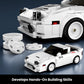 Super Sports Car Building Set with Display Case, 369 Pcs Model Ages 8+