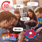 Aodomis Full 26 Letters Word Games,144 Categories Think Game, Quick Thinking Letter Pressing Word Game, Fast-Paced Board Game, A Great Board Game