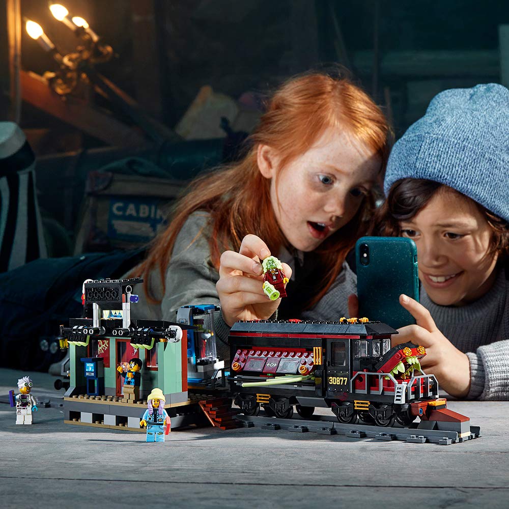 LEGO Hidden Side Ghost Train Express 70424 Building Kit, Train Toy for 8+ Year Old Boys and Girls, Interactive Augmented
