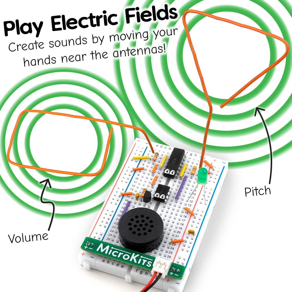 MicroKits Theremin Electronics Kit: Make Your Own Electric Field Instrument