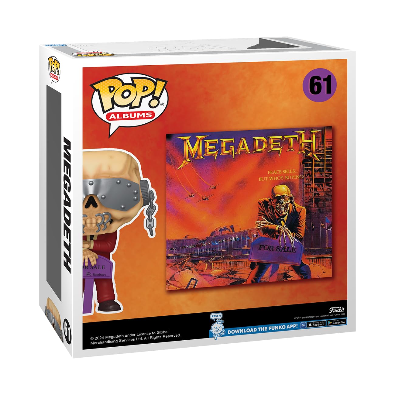 Funko Pop! Albums: Megadeth - Peace Sells... But Who's Buying?