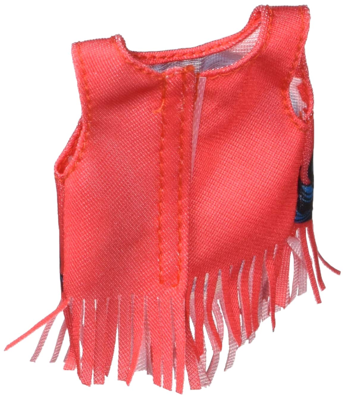 Barbie Clothes: Wonder Woman Character Top Dolls, Red Fringe Tank with Wonder Woman Graphic, Gift for 3 to 8 Year Olds