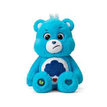 Care Bears 14” Grumpy Bear - Blue Plushie for Ages 4+ - Perfect Stuffed Animal Holiday, Birthday Gift, Super Soft and Cuddly - Good For Girls