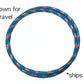 SpinMajik Kid's Hula Hoop Handmade for Fitness, Dance and Fun! Choose Your Tape Color and Child's Size (Teal & Sparkles, Small (28"))