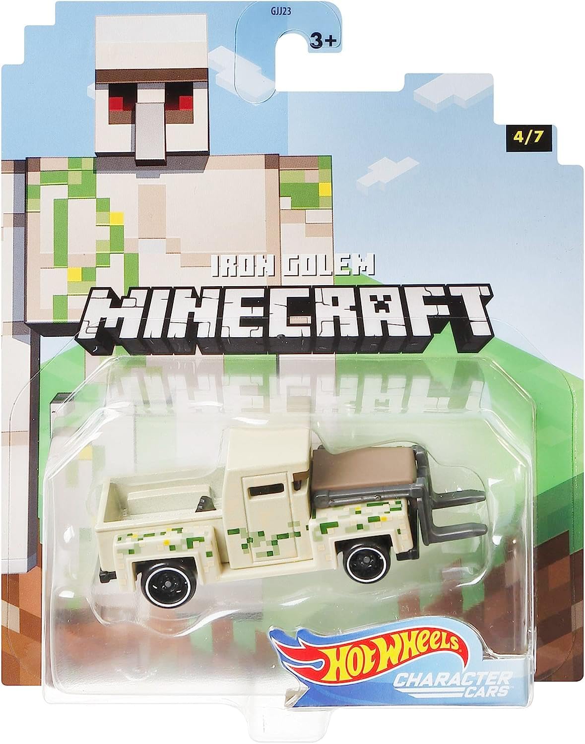 Hot Wheels 2020 Minecraft Gaming 1/64 Character Cars -Iron Golem Vehicle (4/7)