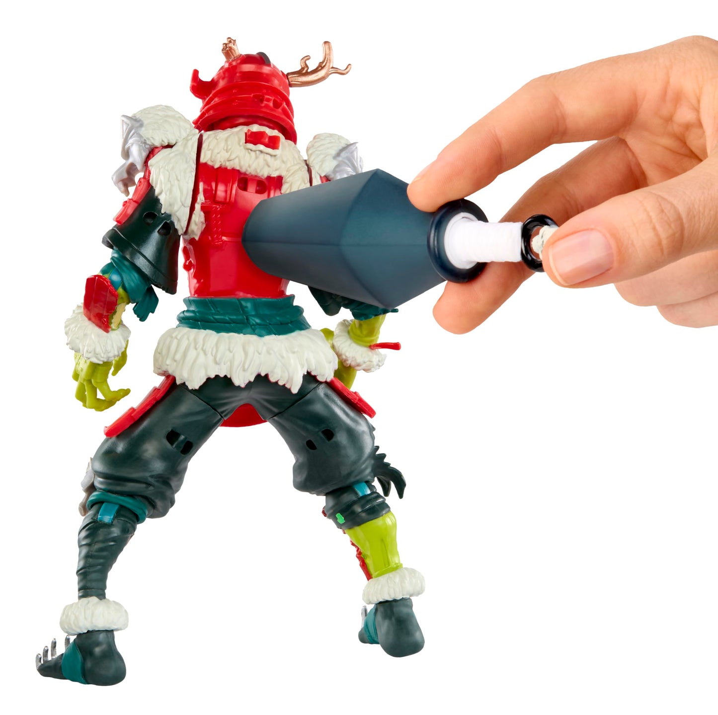Ninjombie Action Figure - Crimson Fang, Boys Action Ninja Zombie Slime Monster Action Figure, Ages 6+