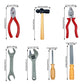 18PCS Tools Cake Topper Tools Cake Decorations Tool themed cake decoration