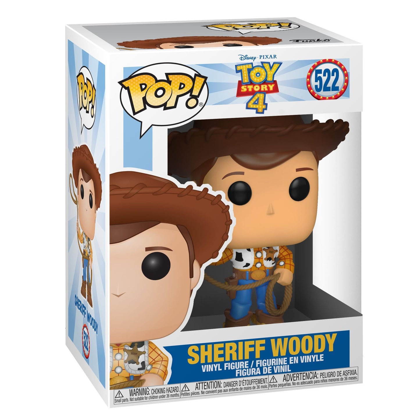 Funko POP! Vinyl: Disney Pixar: Toy Story 4: Woody - Collectible Vinyl Figure - Gift Idea - Official Merchandise - for Kids & Adults - Movies Fans
