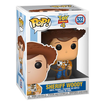 Funko POP! Vinyl: Disney Pixar: Toy Story 4: Woody - Collectible Vinyl Figure - Gift Idea - Official Merchandise - for Kids & Adults - Movies Fans