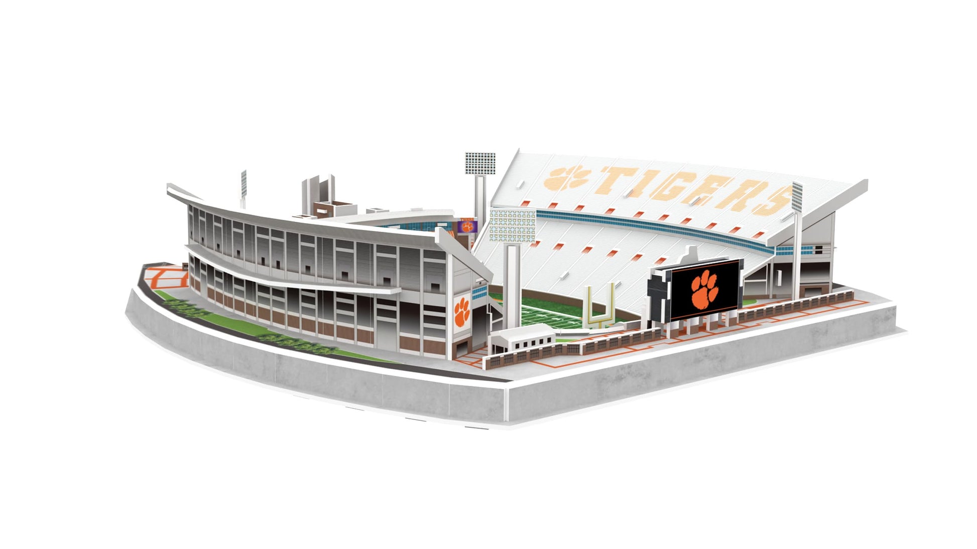 Pro-Lion 3D Jigsaw Puzzle of Memorial Stadium -94 Pieces | Home of Clemson Tigers | NCAA Football Gifts for Age 7+