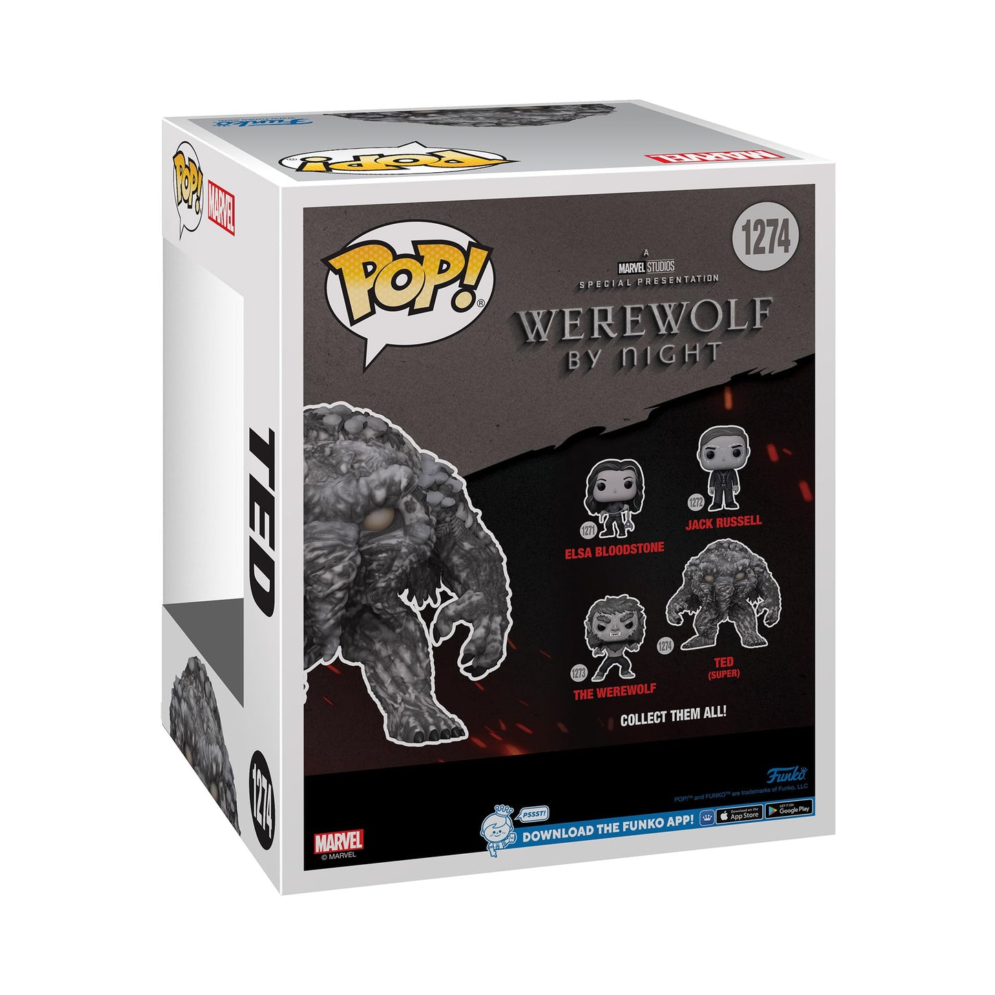 Funko POP! Super: Werewolf by Night - Ted (Man-Thing) - Collectable Vinyl Figure - Gift Idea - Official Merchandise - for Kids & Adults - Horror Fans