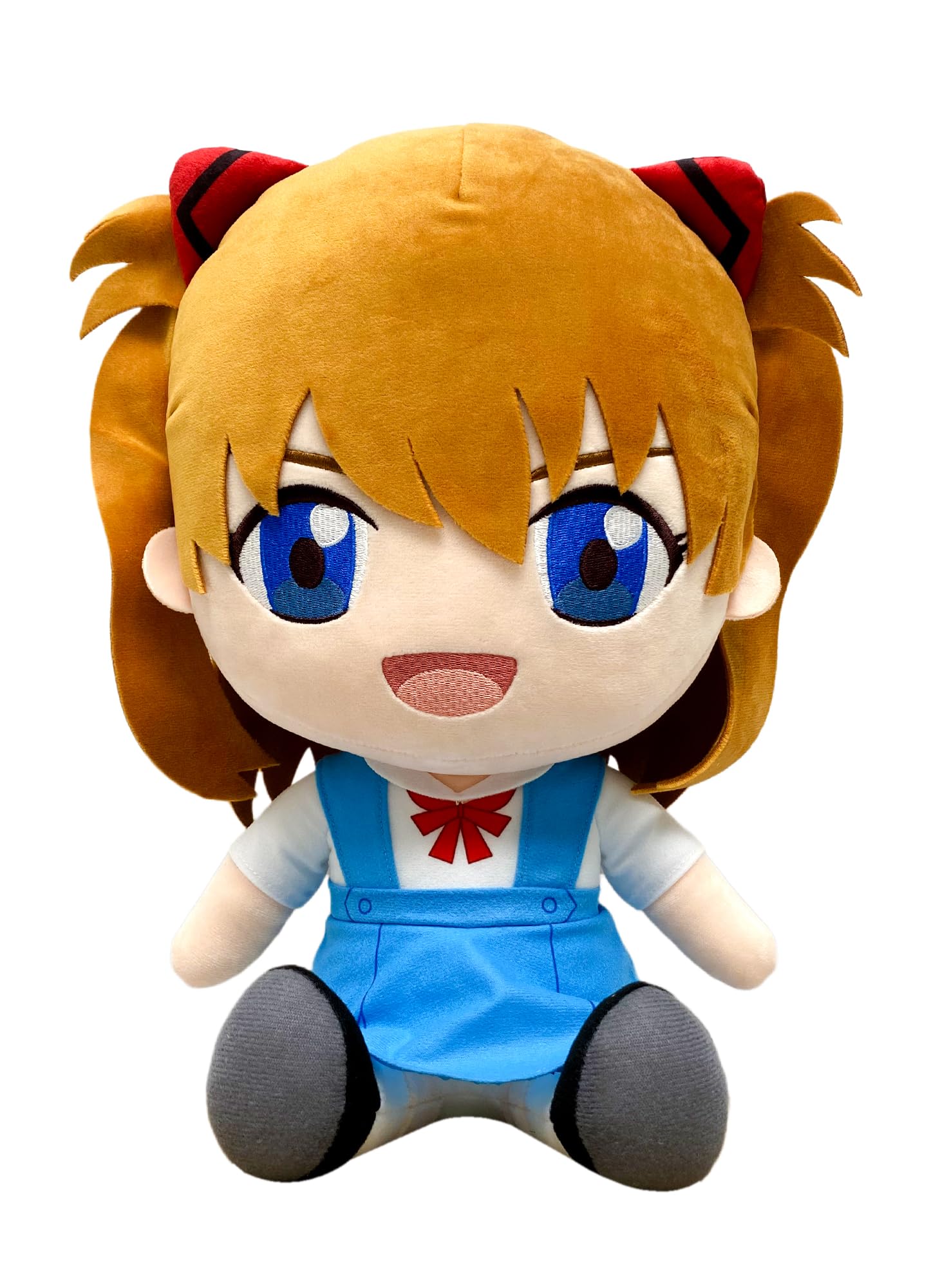 Great Eastern Entertainment Evangelion New Movie - Asuka Langley (School Uniform) Sitting Plush 12" H