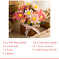 BAZIMA DIY Felt Flower Art Craft Kit, DIY Daisy Pot Bonsai Kit, 33 Daisies, Floral Gifts, Beginner Craft Kit, Arrange Pre-Cut Flowers and Foliage