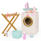 Our Generation - Doll Washing Machine - Drying Rack, Iron & Cleaning Set - 18-inch Doll House Accessories - Pretend Play - Toys for Kids Ages 3 Years
