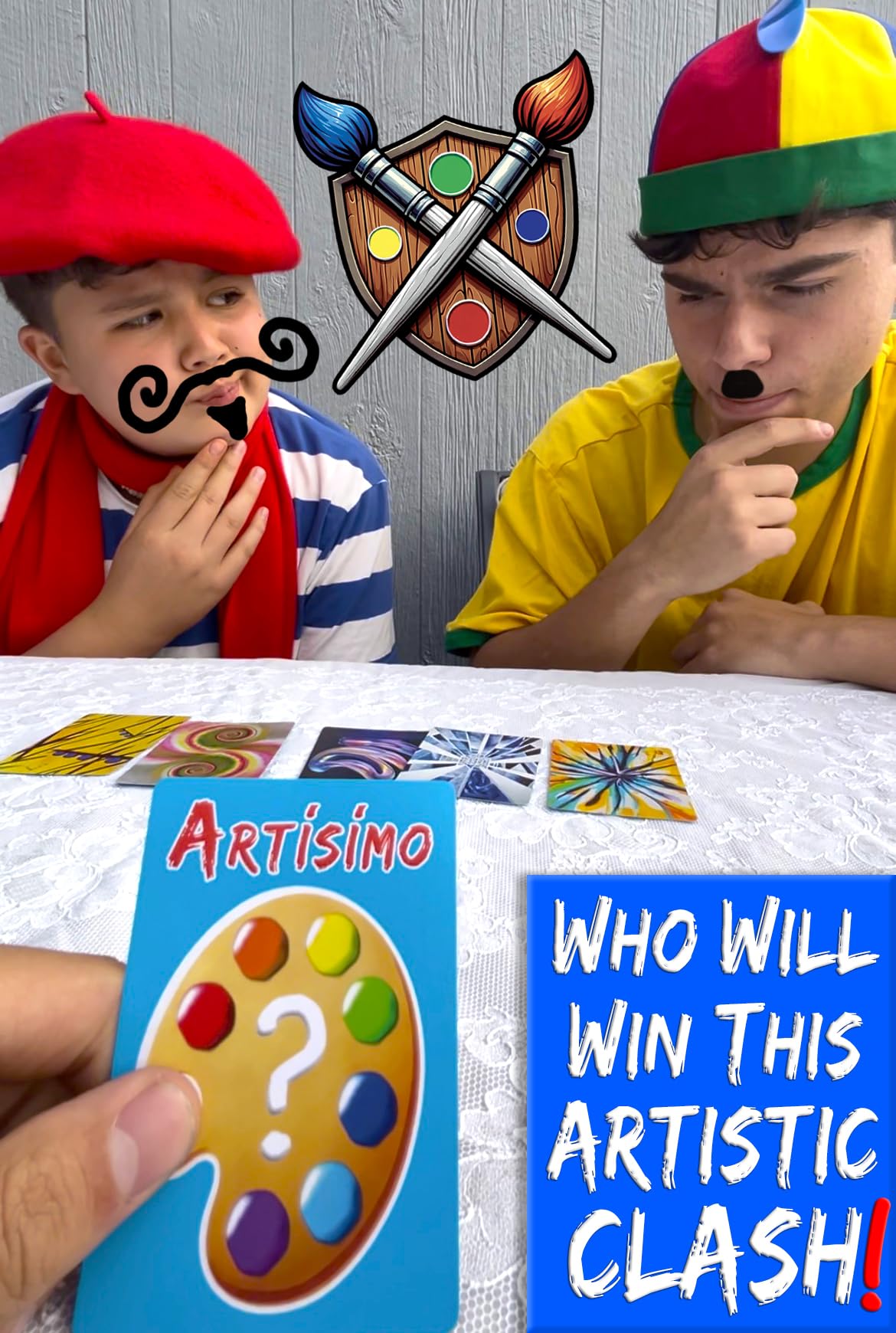 Goober Games ARTISIMO - The Absurd Art Judging Party Game - Super Fun Art Contest Card Game for Game Night and Families - 30 Minutes, Ages 10+, 2-6