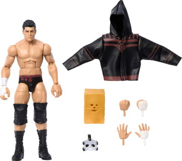 Mattel WWE Elite Action Figure & Accessories, Greatest Hits 2025, 6-inch Collectible Cody Rhodes “The American Nightmare” with 25 Articulation Points