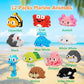 TENYEAH Party Favors, 12 Packs Mini Marine Animals Micro Building Blocks Set, Classroom Prizes, Small Toy Prizes, Goodie Bags, Birthday Festival
