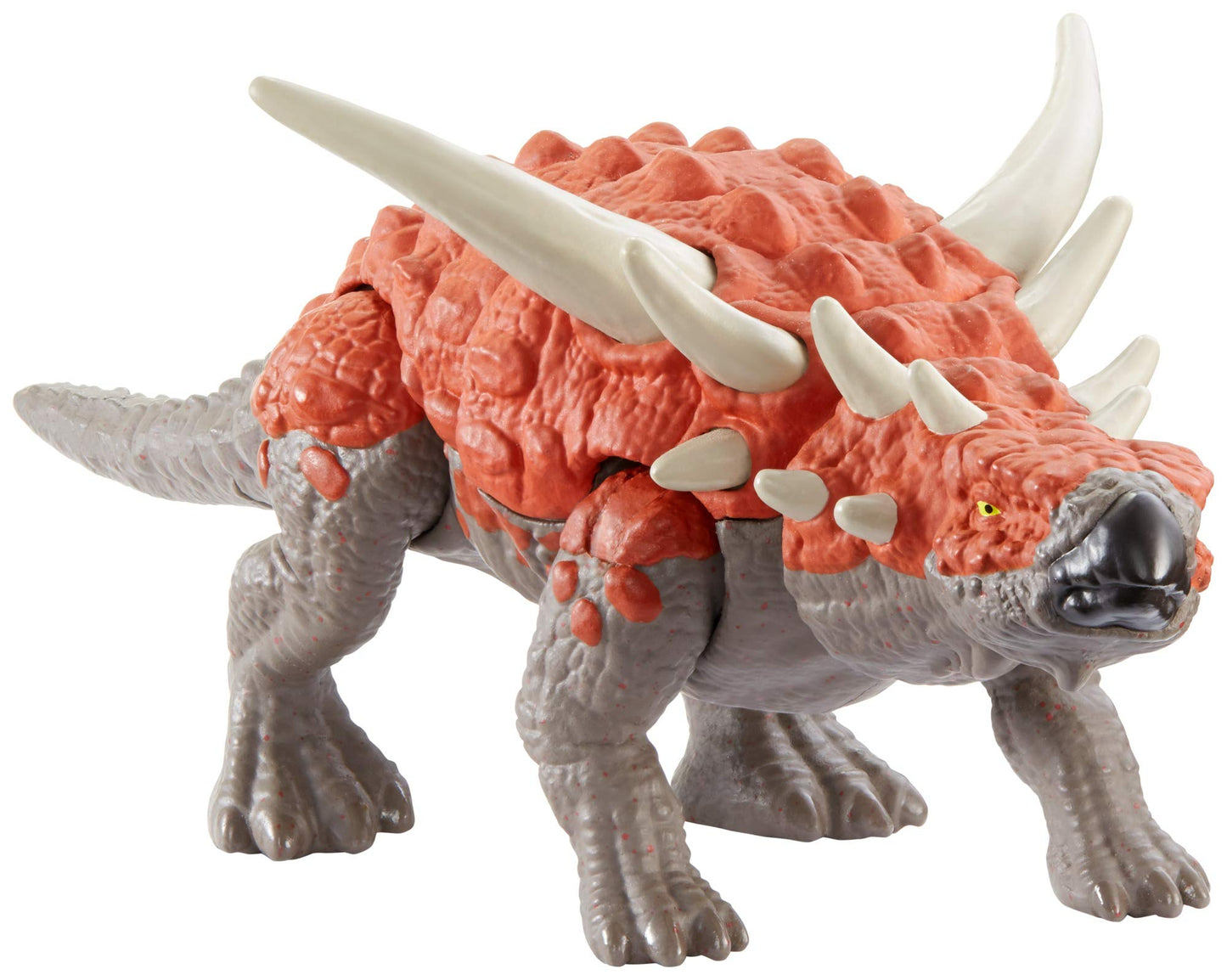 Jurassic World Toys Savage Strike Sauropelta Figure, Smaller Size with Unique Attack Moves Like Biting, Head Ramming, Wing Flapping, Articulation