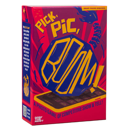 Doin' The Most - Pick, Pic, Boom!: Hilarious Party Card Game of Competitive Show and Tell. Fun for Teens, College Students, Office Parties, or Family