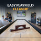 Hathaway Shuffleboard Table Brush - Hardwood Handle with Soft Felt Base - Quick and Easy Excess Wax Removal Tool - Essential Shuffleboard Accessories