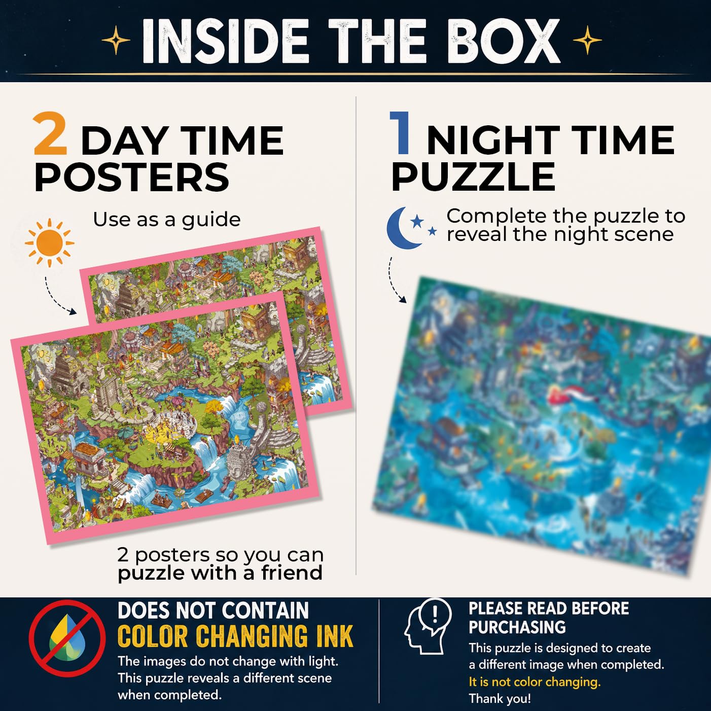 Time Warp Puzzle - Star Watchers - 1000 Piece Jigsaw Puzzle for Adults