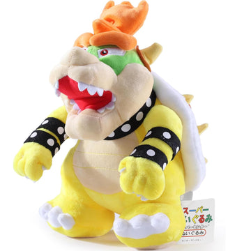 EQUASIS Bowser Plush,Bowser Stuffed Animal Mario All Star Collection 10 Inch Yellow- Sweet Gift for Mario Fans and Kids