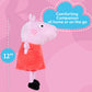 Kids Preferred Peppa Pig 12" Plush, Babies 0 Months and Up, Super Soft, Beans in Bum, Embroidered Details, Ideal for Baby Shower and Expecting Parents