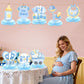 Baby Shower Centerpieces for Tables Boy: 12Pcs It's A Boy Baby Shower Honeycomb Centerpieces Baby Boy Baby Shower Decorations It's A Boy Baby Shower