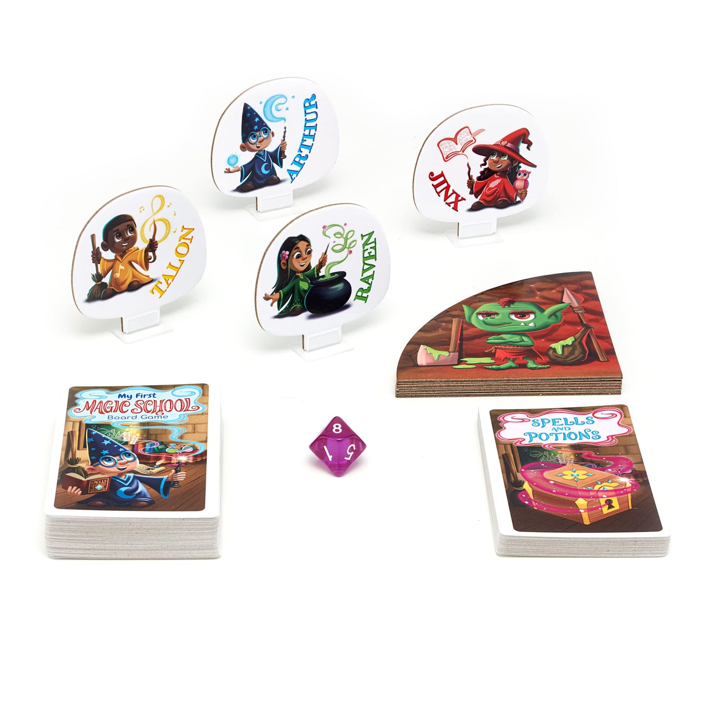 My First Magic School Board Game - A Magical Wizard Adventure Game for Kids Ages 5 and Up, Learn New Skills While Casting Spells and Racing Across