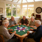 Mexican Train Dominoes Hub with 8 Train Markers for Mexican Train Game
