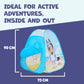 Bluey Pop N Fun Play Tent, 4-Sided Foldable Playhouse with Door, Indoor/Outdoor Play, No Assembly, Toddler Pop Up Tent for Ages 2+